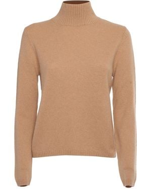 Kangra Cashmere C.Lupetto Regular Fit Rasato - Natural