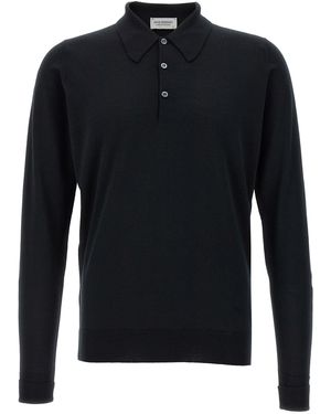 John Smedley 'dorset' camiseta - Azul