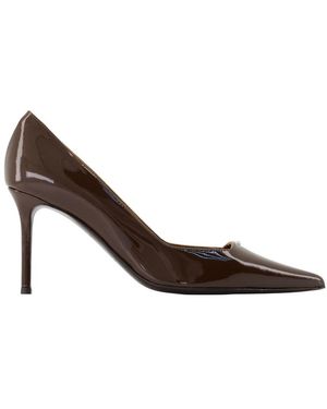 Giuseppe Zanotti Braune Lackleder Pumps