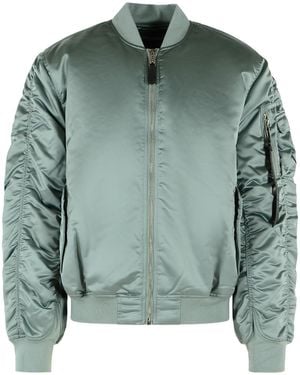 Alpha Industries Chaqueta bomber de nailon azul plateado 'Ma 1 Uv' de - Verde