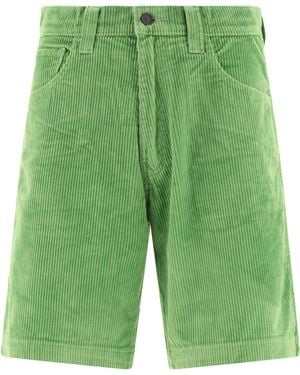 Levi's Levi 'S Shorts Skateboarding A Velluto A Coste - Verde