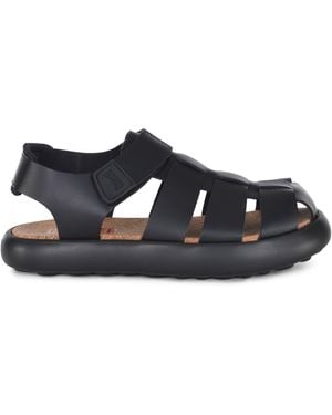 Camper Sandals "Ppelotas Flota San" Made Of Leather - Black