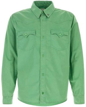 Versace Solid Shirt - Green