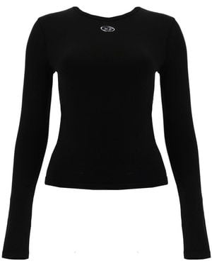 DIESEL Top T-Uncutieslong-Ls-Od - Black