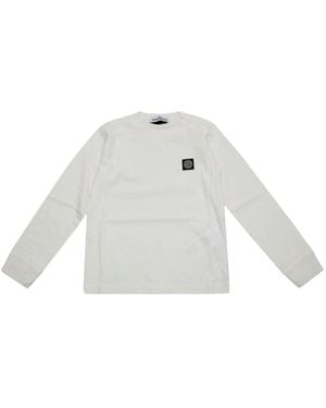 Stone Island T Shirt With Logo - White