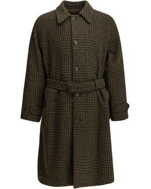 Polo Ralph Lauren "Balmacaan" Long Coat - Brown