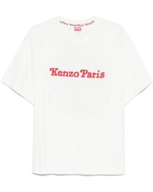 KENZO T -shirt Met X Verdy Logo Print - Wit