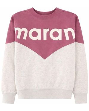 Isabel Marant Colour Block Crew Neck Sweatshirt - Pink