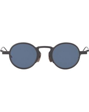 Thom Browne Runde Sonnenbrille von - Blau