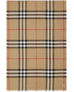Burberry "Check" Scarf - Natural