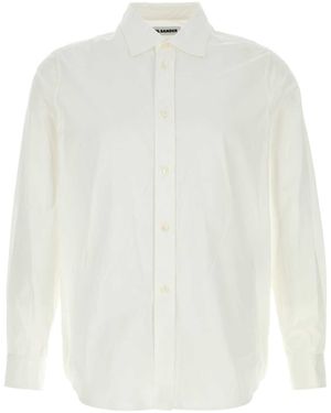 Jil Sander Regular Solid Shirt - White