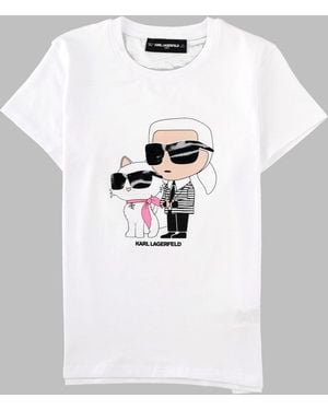 KARL LAGERFELD Tee Shirt - White