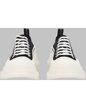 McQueen Platform Low-Top Trainers - Metallic
