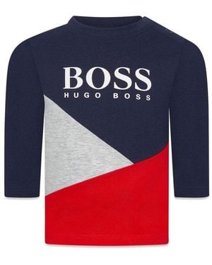BOSS Long Sleeve Tee Shirt - Blue