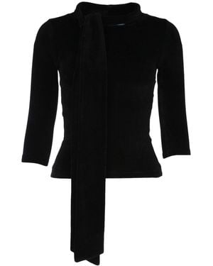 Balenciaga Scarf Turtleneck - Black