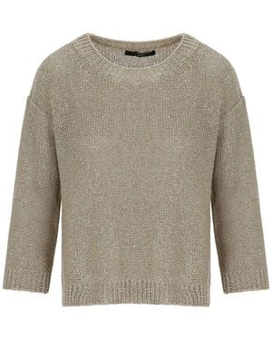 Weekend by Maxmara Gelada Sand Pullover - Grey