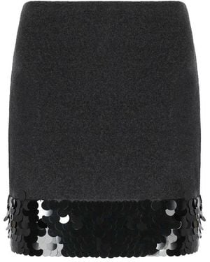 Weekend by Maxmara Bronte1234 Anthracite Skirt - Black