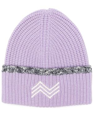 Missoni Muts Met Geborduurd Logo - Paars