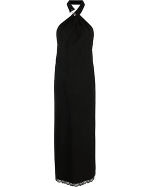 Moschino Midi Dress Polyester, Elastane - Black