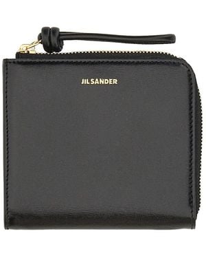 Jil Sander Giro Card Holder - Black