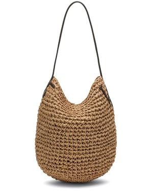 JW Anderson Bulb Small Rafia Shoulder Bag - Metallic