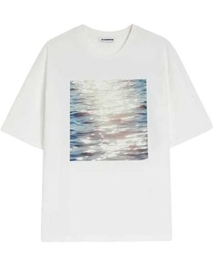 Jil Sander Crew Neck T Shirt - White