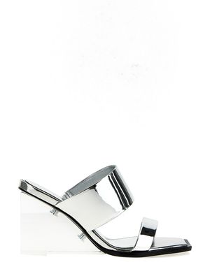 McQueen Sandali A Specchio - Bianco
