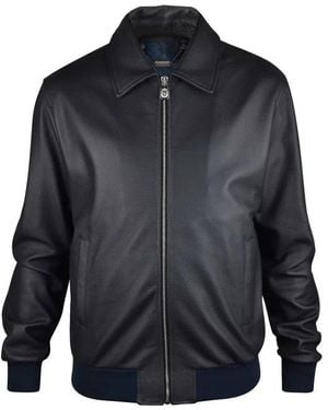 Billionaire Leather Jacket - Gray