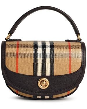 Burberry Mini 'Highlands' Bols en mezcla de algodón de arena - Negro