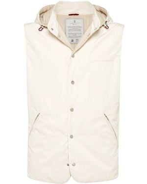 Brunello Cucinelli Nylon Padded Vest - Natural