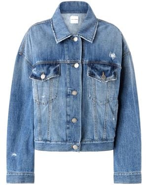 Pinko Denimjacke Im Vintage-Waschung - Blau