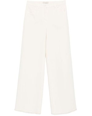 Via Masini 80 Über Masini 80 Baumwollweite Hosen - Weiß