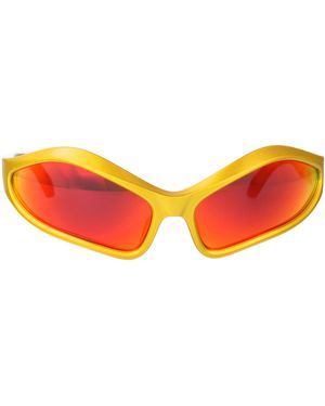 Balenciaga Gafas de sol geométricas BB0314 S 004 - Naranja