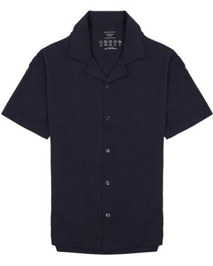 ARCHIVIUM BE UPDATED Shirt With Bowling Collar - Blue