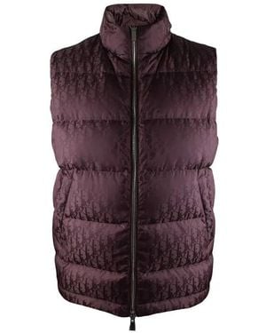 Dior Oblique Down Vest - Purple
