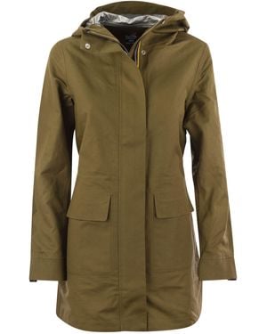 K-Way Thersa Capuchon Jas - Groen