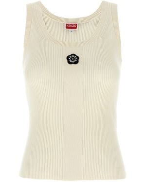 KENZO Boke Flower 2.0 Top Bianco-Donna - Neutro