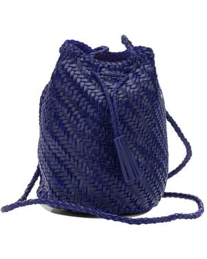Dragon Diffusion "pom Pom Double Jump" Mini-schoudertas - Blauw