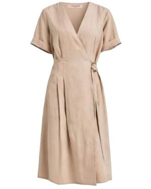 Twinset V-Kleid - Natur