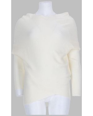 P.A.R.O.S.H. P. A.R. O.S. H. Luxurious 100% Wool Jumper - White