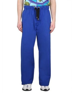 Versace Truepace Running Leggings - Blue