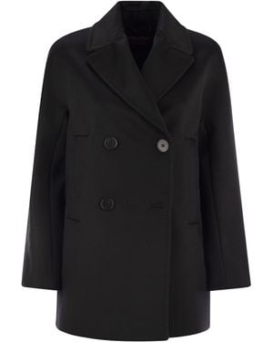 Max Mara Sheree Virgin Wool Caban - Black