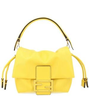 Fendi Borsa "Mamma Baguette" Small - Yellow