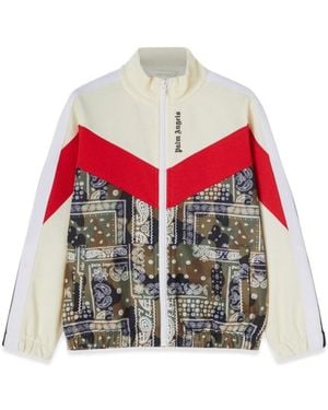 Palm Angels Camou Track Jkt - Red