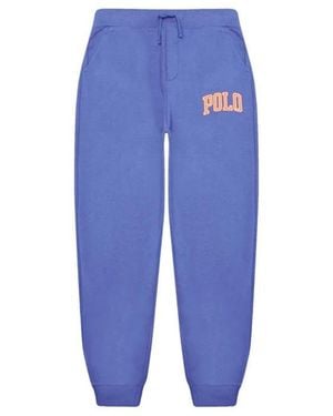 Polo Ralph Lauren Trousers With Logo - Blue