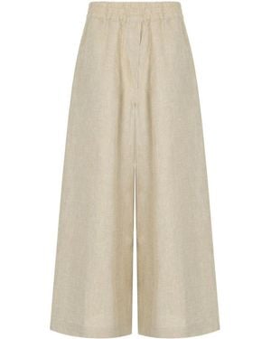 Weekend by Maxmara Felino Ecru Trousers - Natural