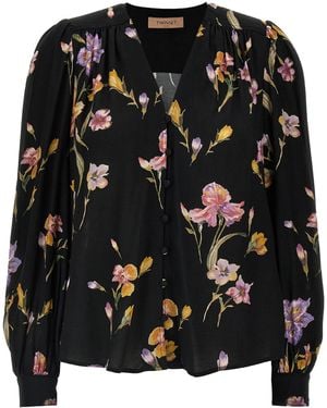 Twinset 'Iris' Hemd - Schwarz