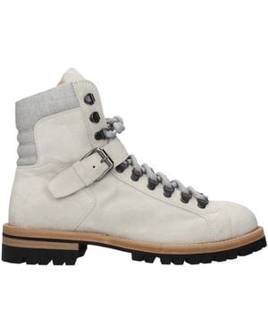 Eleventy Eleven Suede Ankle Boots - Gray