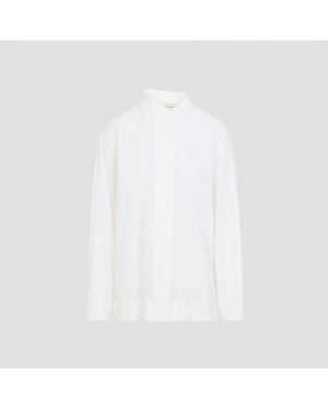 Carven Asymmetrical Collar Shirt - Weiß