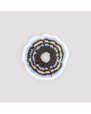 Miu Miu Cotton Scrunchie - Metallic